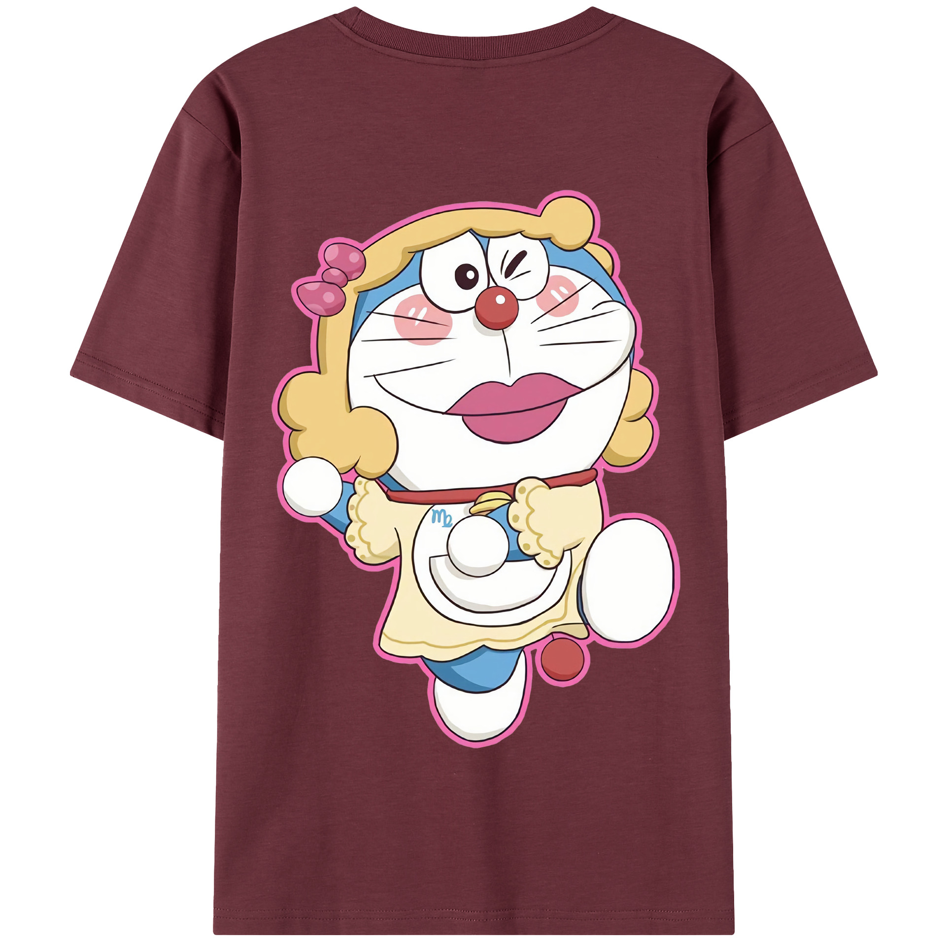 （画像用） ドラえもん Doraemon 綿100％半袖Tシャツ（背面プリント）